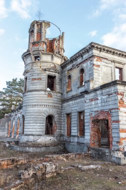 Jitomir, Ukrayna bir antik kale Tereshchenko toprak kalıntıları. 20. yüzyılın başlarında Rusya Devrimi sırasında proletaryanın Vandallar tarafından yok güzel eski kale. Vandalizm ve İklim erozyon kaleden daha da imha