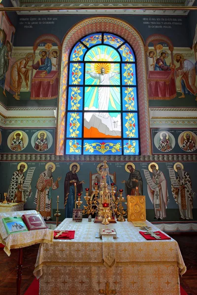 Odessa Ukrayna Cyril Kilise Methodius Ortodoks Kilisesi Sunak Konostasisin Güzel — Stok fotoğraf