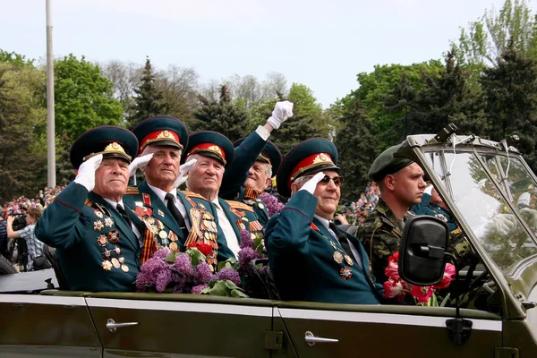 Odessa Mei Evenementen Ter Herdenking Van Verjaardag Van Overwinning Grote — Stockfoto