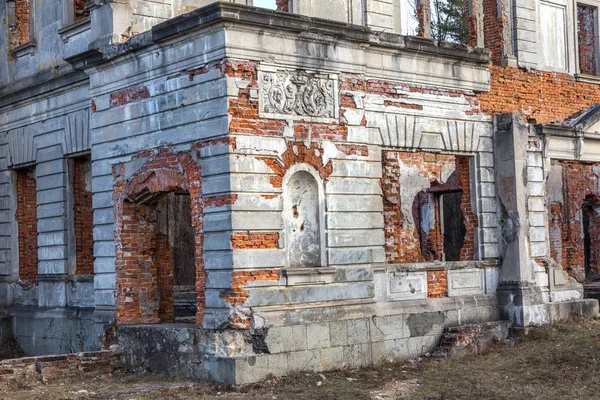 Ruinas Antiguo Castillo Terrateniente Tereshchenko Zhitomir Ucrania Hermoso Castillo Viejo — Foto de Stock