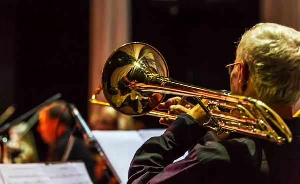 Odessa Ukraine September 2018 Musical Show Variety Symphony Orchestra Stage — Stock Photo, Image