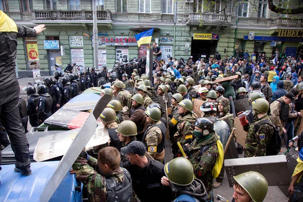 Одесса Украина Мая 2014 Года Трагические Беспорядки Центре Города Совершили — стоковое фото