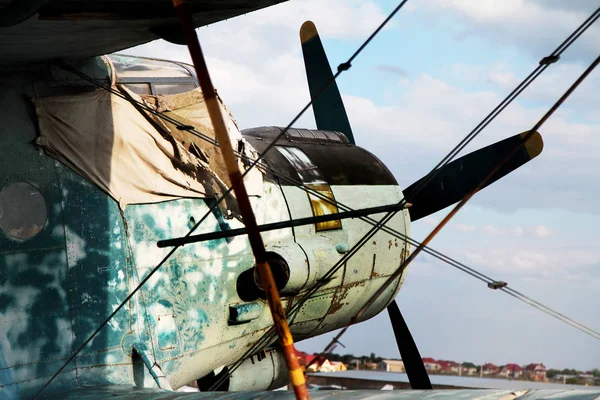 Odessa Ukraine September 2012 Old Plane Veteran Aeronautics Early 19Th — Stock Photo, Image