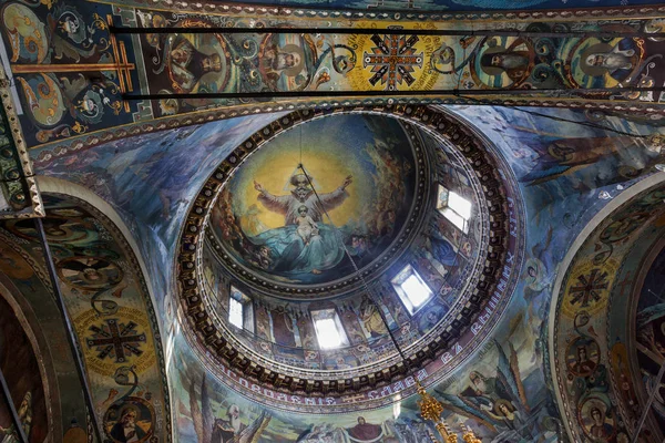 Odessa Ukraine Interior Orthodox Church Altar Iconostasis Beautiful Historic Architectural — Stock Photo, Image