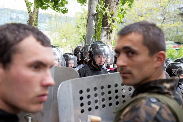 Odessa Ucrânia Maio 2014 Tumultos Trágicos Centro Cidade Cometeram Nacionalistas — Fotografia de Stock