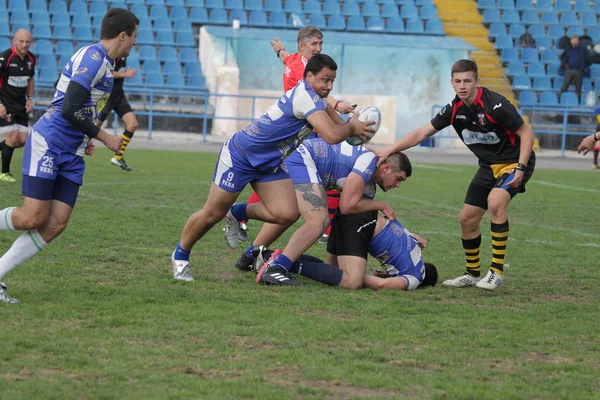 Odessa Ukraine September 2018 Endspiele Der Stärksten Rugby Mannschaften Der — Stockfoto