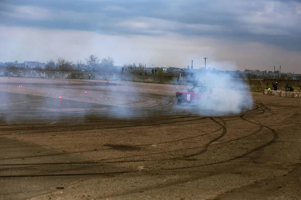 Odessa Ukraine April 2017 Combat Drifters Local Drifting Competitions Drifting — Stock Photo, Image