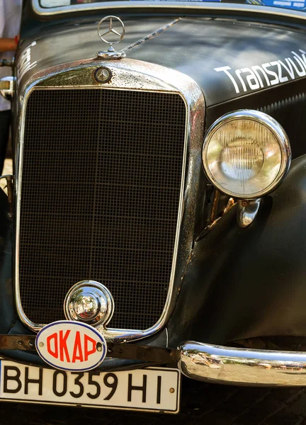 Odessa Ucrania Agosto 2017 Modelos Únicos Coches Muestran Exposición Tradicional — Foto de Stock