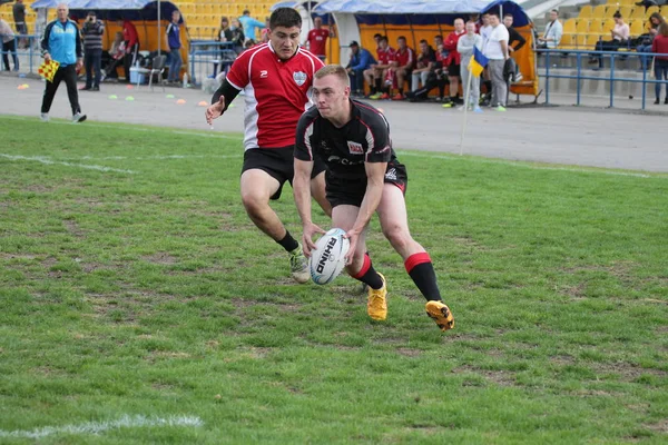 Odessa Ukraine Septembre 2018 Derniers Matchs Des Meilleures Équipes Rugby — Photo