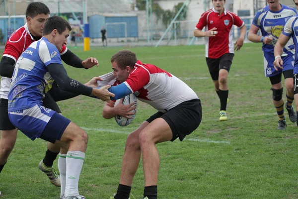 Odessa Ukraine September 2018 Endspiele Der Stärksten Rugby Mannschaften Der — Stockfoto