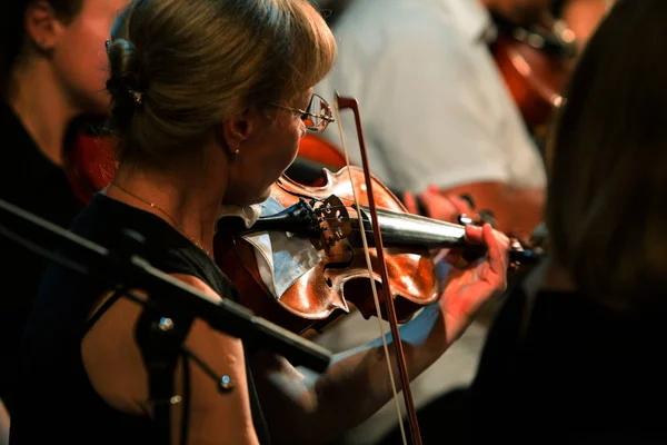 Odessa Ukraine Juli 2018 Symphonieorchester Auf Der Bühne Musical Show — Stockfoto