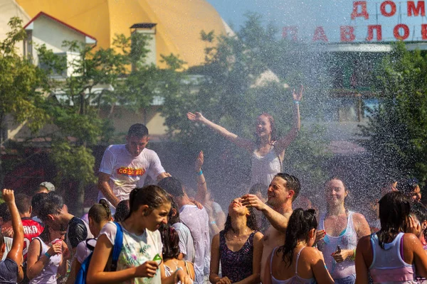 Odessa Ukraine Août 2017 Les Jeunes Garçons Filles Amusent Pendant — Photo