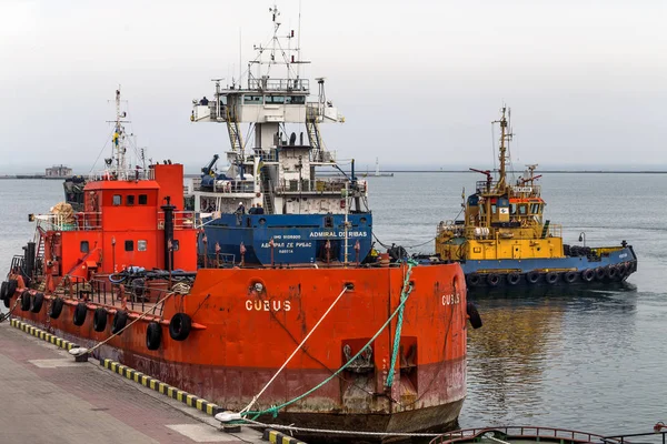 오데사 우크라이나 화물선 2014 항구의 오데사 항구에 정박해 오데사 우크라이나 — 스톡 사진