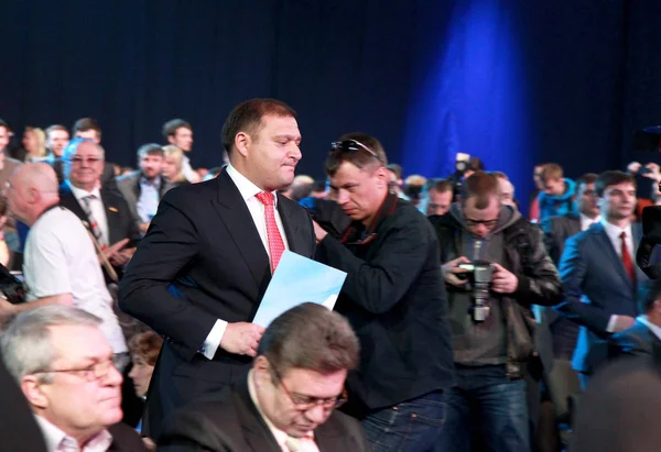 Kiev Ukraine March Presidential Candidate Elections 2014 Mikhail Dobkin Congress — Stock Photo, Image