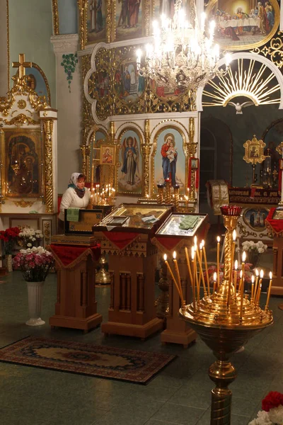 Odessa Abril Peregrinos Trouxeram Ritual Santo Sepulcro Santa Luz Santo — Fotografia de Stock