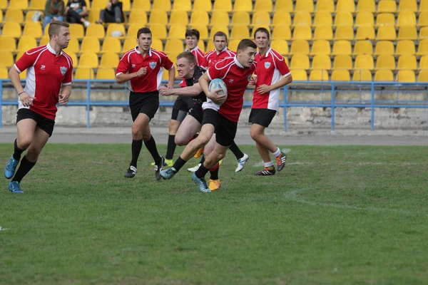 Odessa Ukraine September 2018 Endspiele Der Stärksten Rugby Mannschaften Der — Stockfoto