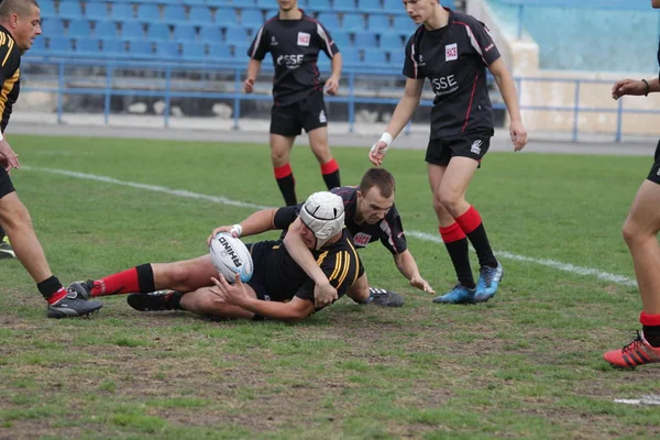 Odessa Ukraina September 2018 Finallekarna Starkaste Lag För Rugby Mästerskapet — Stockfoto