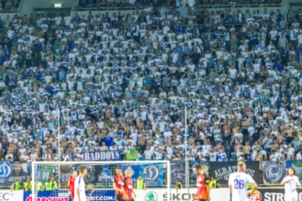 Odessa Ucrânia Julho 2018 Multidão Turva Espectadores Tribuno Estádio Evento — Fotografia de Stock