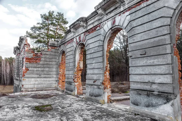 Ruinas Antiguo Castillo Terrateniente Tereshchenko Zhitomir Ucrania Hermoso Castillo Viejo — Foto de Stock