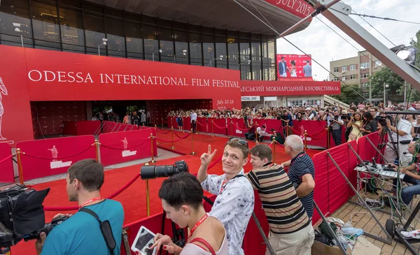 Oděsa Ukrajina Července 2015 Red Carpet Otevírání 6Th International Film — Stock fotografie