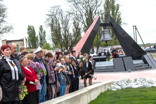 Simferopol Red Crimea May 2015 Opening Memorial Victims Fascism Site — Stock Photo, Image