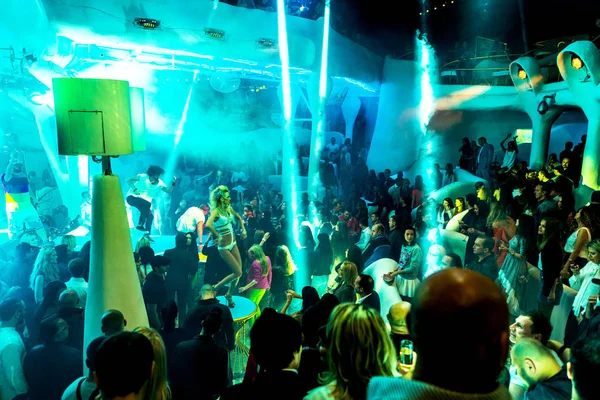 Odessa Giugno Nightclub Presenta Nuovo Spettacolo Luce Moderna Nuovo Intrattenimento — Foto Stock