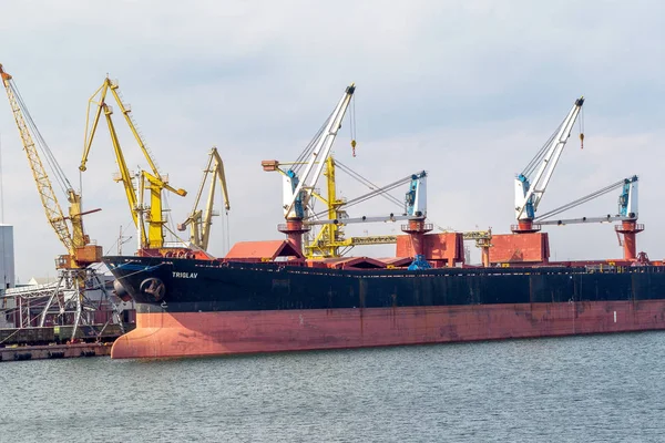 Odessa Ukrayna Nisan Deniz Kargo Gemisi Odessa Limanı Deniz Limanda — Stok fotoğraf