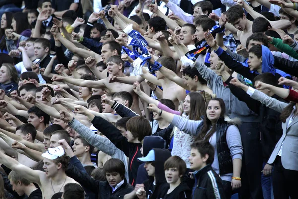 Odessa Ukraine Juillet 2013 Les Fans Football Émotionnel Soutiennent Équipe — Photo