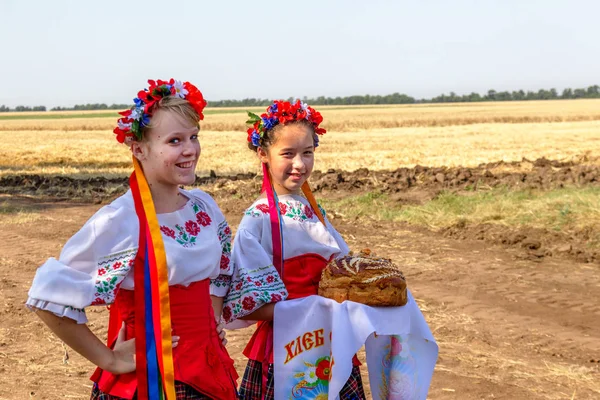 Odessa Ukraina Juli 2011 Traditionella Nationella Rituella Uppfyller Viktiga Gästerna — Stockfoto