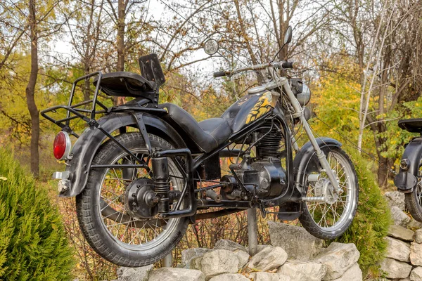 Varna Bulgarien November 2015 Unik Retro Motorcykel Utställning Bulgariska Samlare — Stockfoto