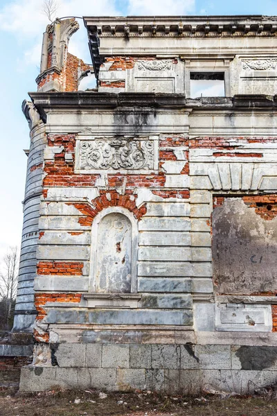 Ruinas Antiguo Castillo Terrateniente Tereshchenko Zhitomir Ucrania Hermoso Castillo Viejo — Foto de Stock