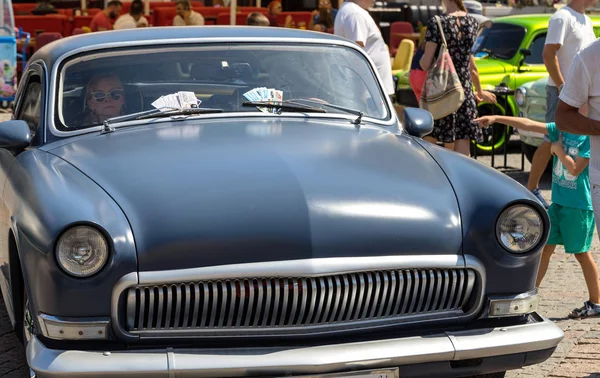 Odessa Ukraine August 2017 Unique Models Cars Shown Traditional Exhibition — Stock Photo, Image