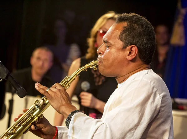 Odessa Ukraine June 2013 Traditional International Music Jazz Festival Jazzfest — Stock Photo, Image