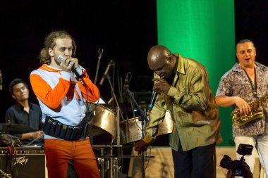 Odessa, Ukrayna - 8 Haziran 2013: Geleneksel uluslararası müzik Caz Festivali Jazzfest 