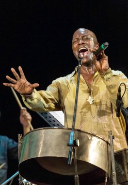 Odessa, Ukrayna - 8 Haziran 2013: Geleneksel uluslararası müzik Caz Festivali Jazzfest 