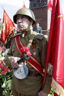 Odessa 4 Mayıs: olayları büyük Vatanseverlik Savaşı zaferle kutlamak için. askerleri zafer, Mayıs 4, 2012 odessa, Ukrayna