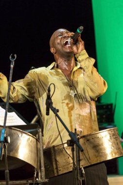 Odessa, Ukrayna - 8 Haziran 2013: Geleneksel uluslararası müzik Caz Festivali Jazzfest 