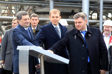 Odessa, Ukrayna - 29 Mart: işadamı sergei kurchenko odessa rafineri aldım. Şimdi uluslararası bir kaçak üzerinde 29 Mart 2013 yılında odessa, Ukrayna Ukrayna yeni hükümeti darbeden sonra.