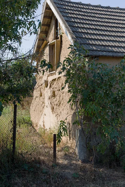 Old Farm Left Ruined House Destroyed Time Abandoned House Ruins — Stock Photo, Image