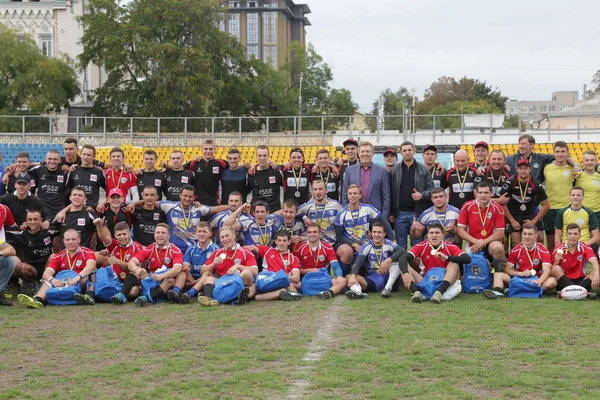 Odessa Ukraina Września 2018 Ostatnie Gry Najsilniejszych Drużyn Rugby Mistrzostwach — Zdjęcie stockowe