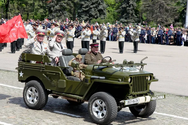Május Odessa Események Évforduló Nagy Honvédő Háborúban Aratott Győzelem Emlékére — Stock Fotó
