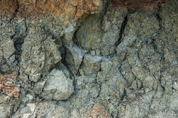 Geologische Neerslag Van Blauwe Klei Blauwe Klei Een Zeldzame Natuurlijke — Stockfoto