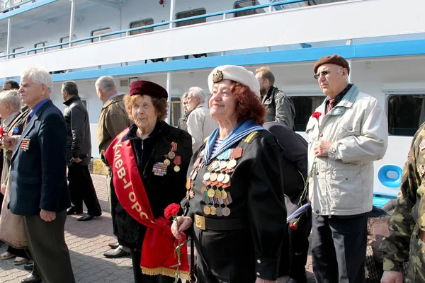Odessa Ukraine October 2010 Ship Friendship Marschal Koshevoy World War — Stock Photo, Image