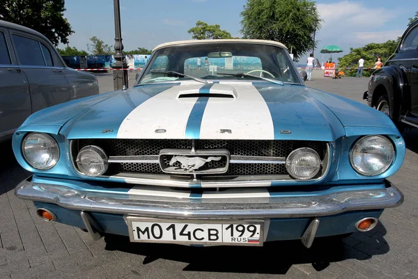 Odessa Ucraina Giugno 2011 Mostra Tradizionale Restaurata Leggendaria Auto Retrò — Foto Stock