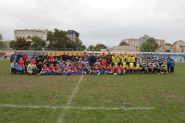 Οδησσός Ουκρανία Σεπτεμβρίου 2018 Τελική Παιχνίδια Από Ισχυρότερες Ομάδες Ράγκμπι — Φωτογραφία Αρχείου