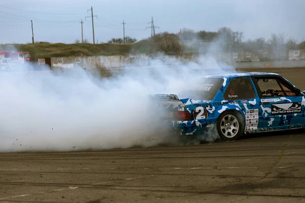 Odessa Ukraina April 2017 Bekämpa Drifters Lokala Drifting Tävlingar Drifting — Stockfoto