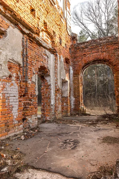 Ruiny Żytomierz Tereszczenko Właściciel Ziemski Zamczysko Piękny Zamek Stare Zniszczone — Zdjęcie stockowe