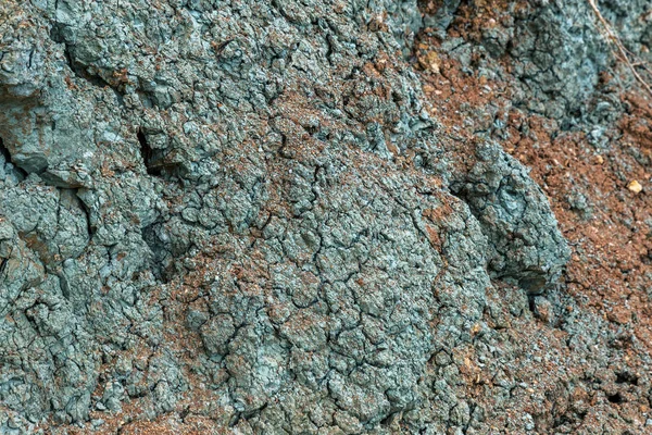 Geologische Neerslag Van Blauwe Klei Blauwe Klei Een Zeldzame Natuurlijke — Stockfoto