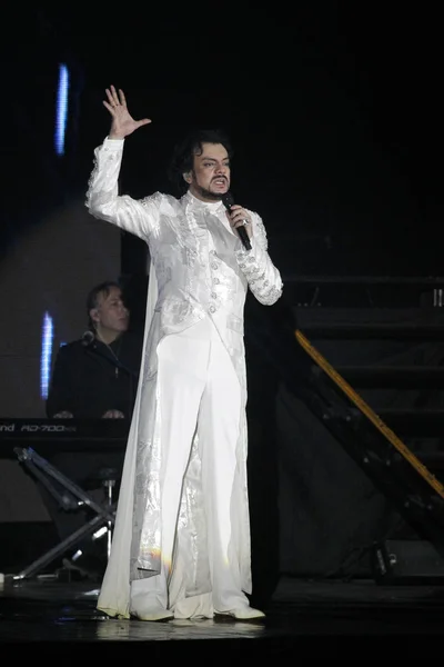 Odessa Ukraine April 2012 Pop Concert Iconic Russian Singer Philip — Stock Photo, Image