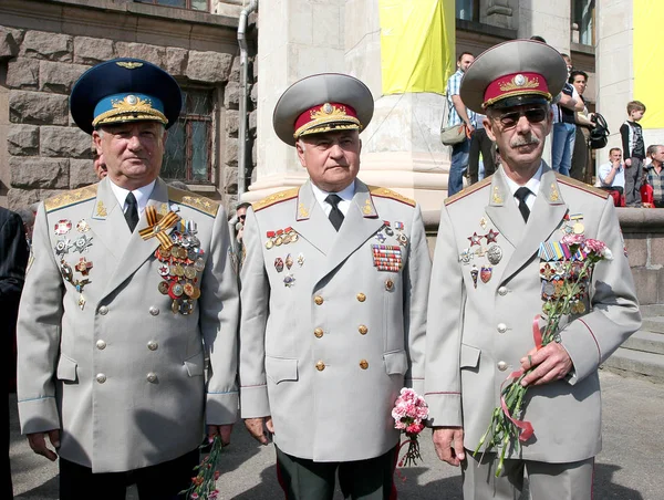 日的敖德萨 以纪念伟大的爱国战争胜利周年 士兵们的胜利 2012年敖德萨 乌克兰 — 图库照片
